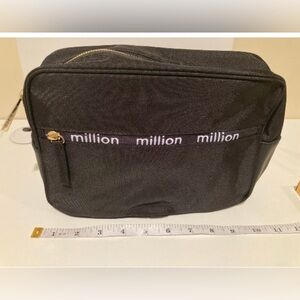 Paco Rabanne black travel bag